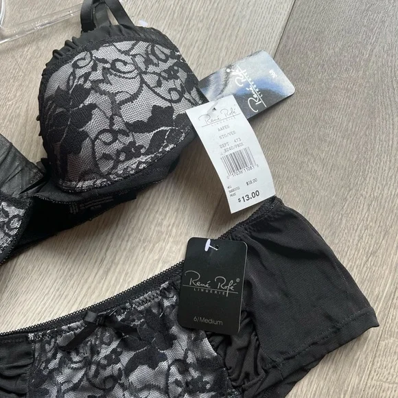 Rene Rofe | Intimates & Sleepwear | Ren Rof Lace Pushup Bra Matching ...